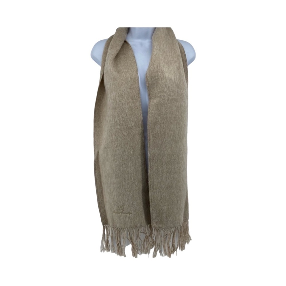 Alpaca Camaro Beige Scarf 74x9